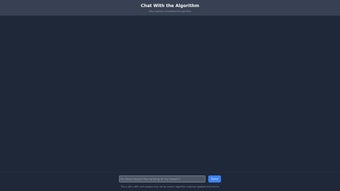 Image 0 for Twitter Algorithm Chatbot