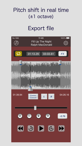Image 0 for Pitch Shift / Equalizer