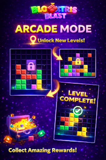 Imagen 0 para Blocktris Blast: Neon Puz…