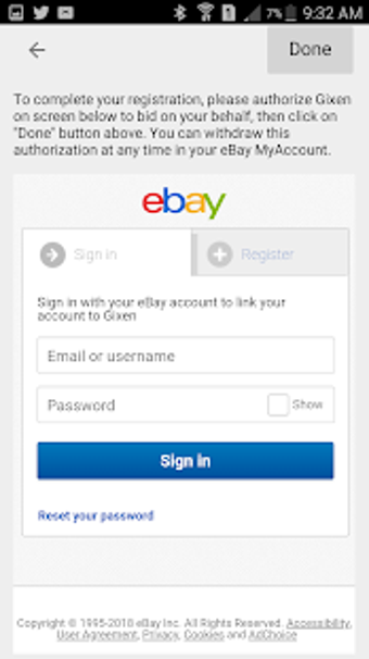 Imagen 2 para Gixen eBay Auction Sniper