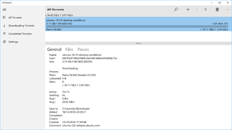 Image 2 for wTorrent for Windows 10