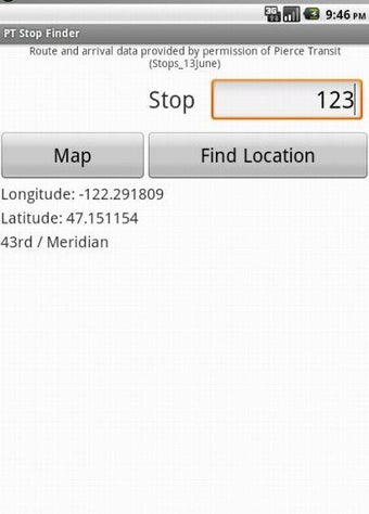 Image 1 for PT Stop Finder
