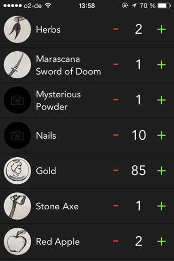 Image 0 for RPG Inventory