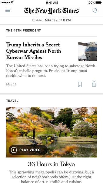 Image 2 for NYTimes for iPhone