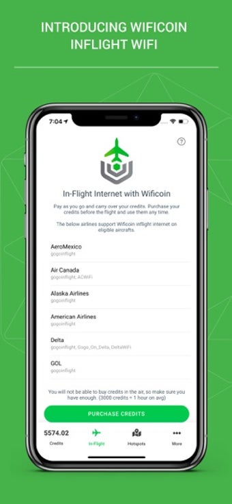 Image 2 for Wificoin: AA Inflight Int…