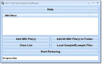 Image 0 for WAV File Size Reduce Soft…