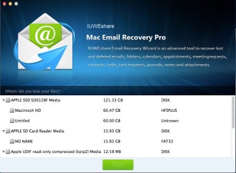 Imagen 1 para Mac Free Email Recovery