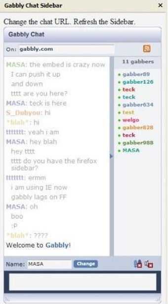 Imagen 0 para Gabbly Chat Sidebar