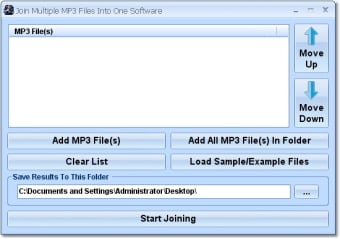 Image 0 for Join Multiple MP3 Files I…
