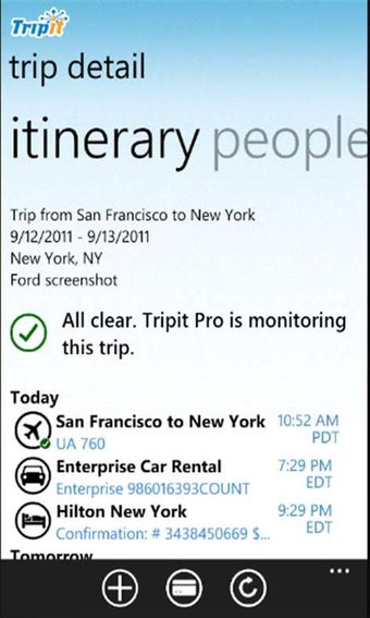 Imagen 1 para Tripit for Windows 10
