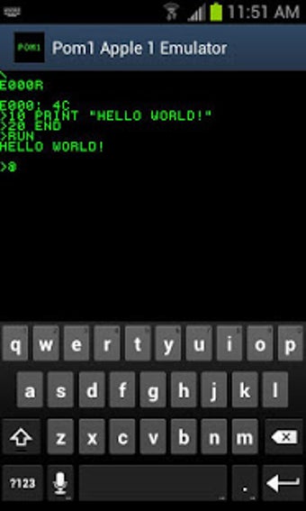 Image 2 for Pom1 Apple 1 Emulator