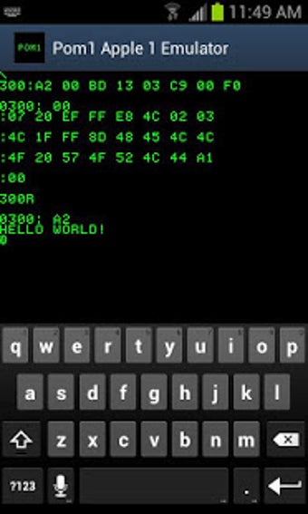 Image 1 for Pom1 Apple 1 Emulator