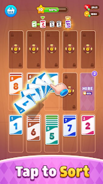 Image 0 for Solitaire Stack Sort
