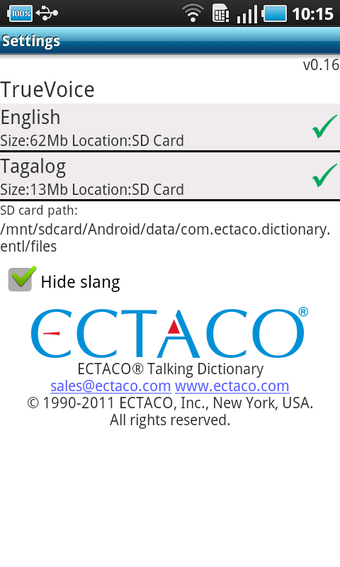 Imagen 2 para Ectaco English - Tagalog …