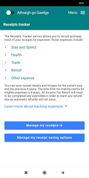 Imagen 2 para Revenue Receipts Tracker