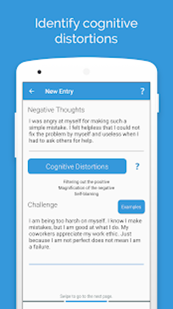 Image 2 for CBT Thought Record Diary