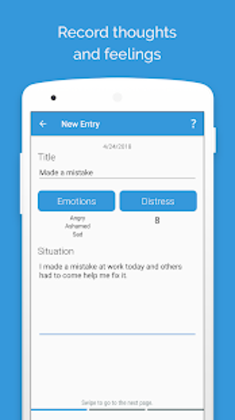 Imagen 1 para CBT Thought Record Diary