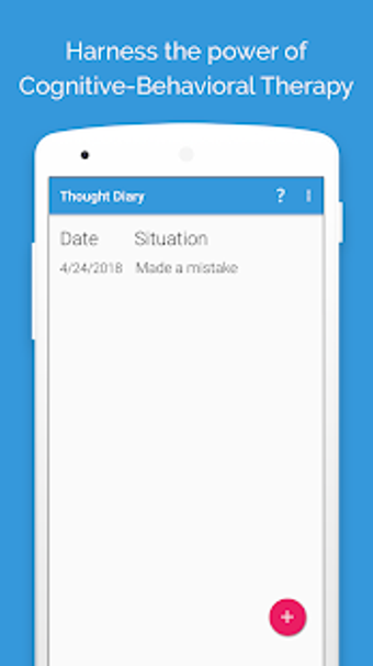 Image 1 for CBT Thought Record Diary