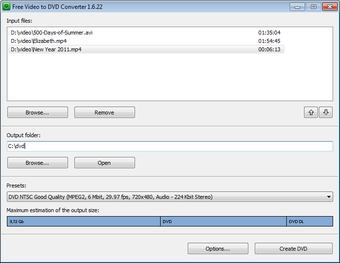 Imagen 0 para Free Video to DVD Convert…