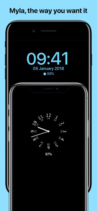 Image 2 for Myla - Always on clock