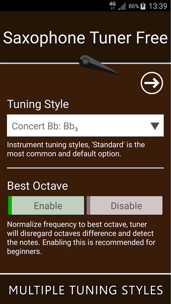 Imagen 0 para Saxophone Tuner Free
