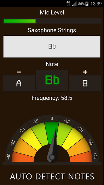 Imagen 1 para Saxophone Tuner Free