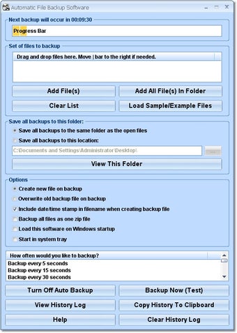 Image 0 for Automatic File Backup Sof…