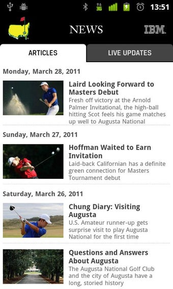 Imagen 2 para The Masters Golf Tourname…