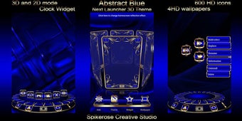 Image 0 for Abstract Blue 3D Next Lau…