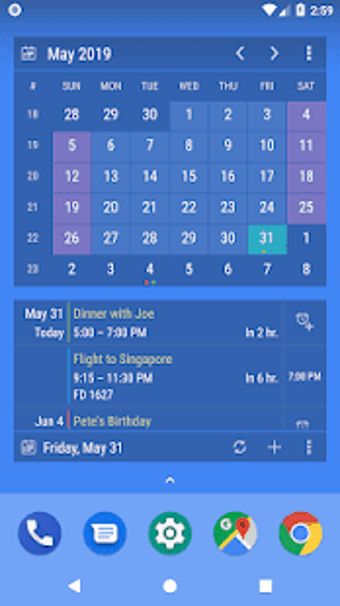 Image 1 for Calendar Widget KEY