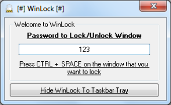 Image 0 for WinLock