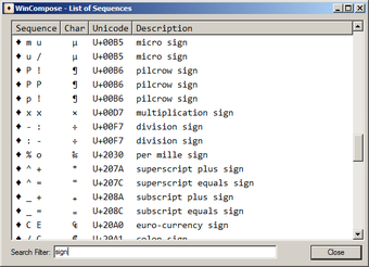 Image 0 for WinCompose