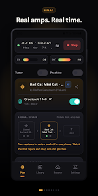 Image 0 for Nam Droid: Guitar Amp Sim