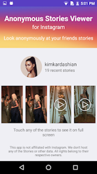 Image 0 for Anonymous Stories Viewer …