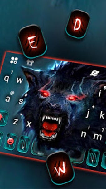 Image 3 for Scary Dire Wolf Keyboard …