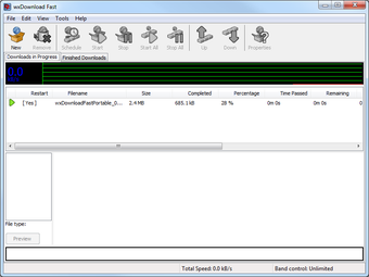 Image 0 for wxDownload Fast Portable