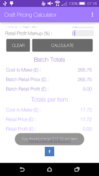 Image 2 for Craft Pricing Calculator