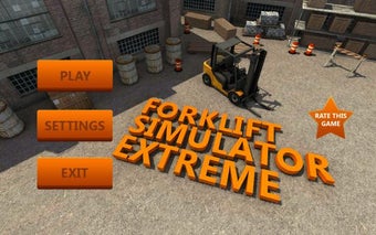 Imagen 1 para Forklift Simulator Extrem…