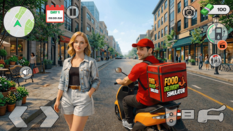 Image 0 for Delivery Boy:Bike Wheelie…