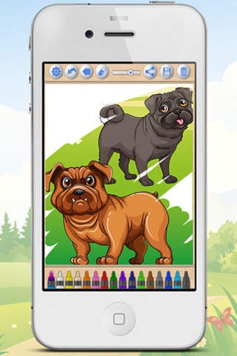 Image 0 for Paint drawings of dogs pu…