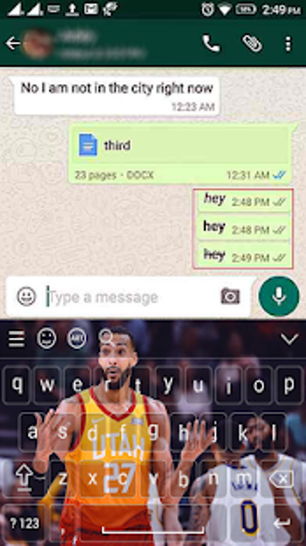 Image 3 for Rudy Gobert NBA Keyboard …