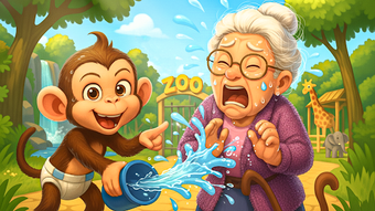 Image 0 for Funny Monkey Pranks Zoo G…