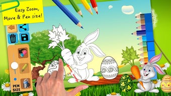 Image 2 for Easter bunny egg coloring…