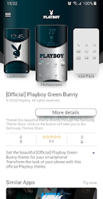 Imagen 2 para Playboy Green Bunny Theme