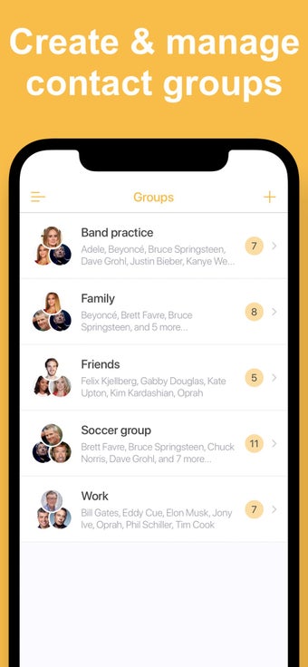 Imagen 1 para Contact Groups - Text & E…