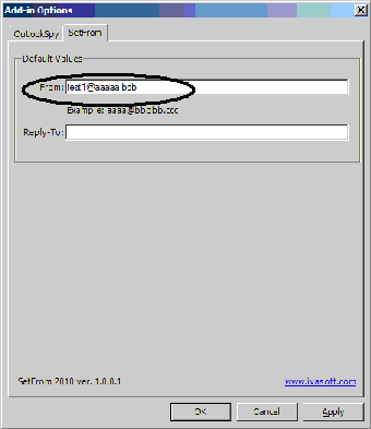 Image 0 for SetFrom for Microsoft Out…