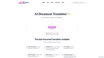 Image 0 for AI Document Translator