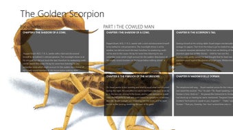 Imagen 1 para The Golden Scorpion by Sa…