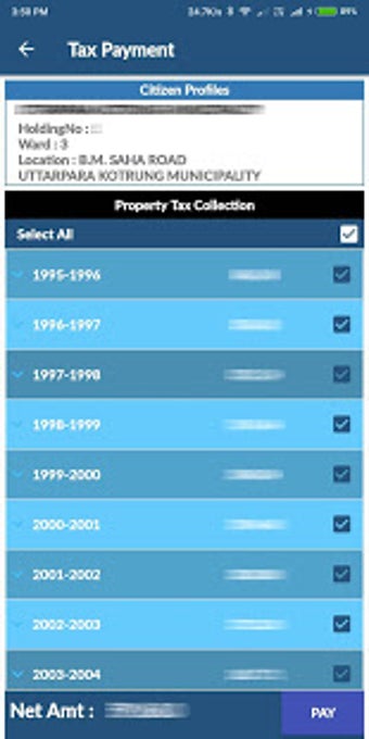 Image 0 for Municipality Tax Payment …