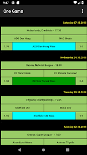 Image 2 for One Game Betting Tips